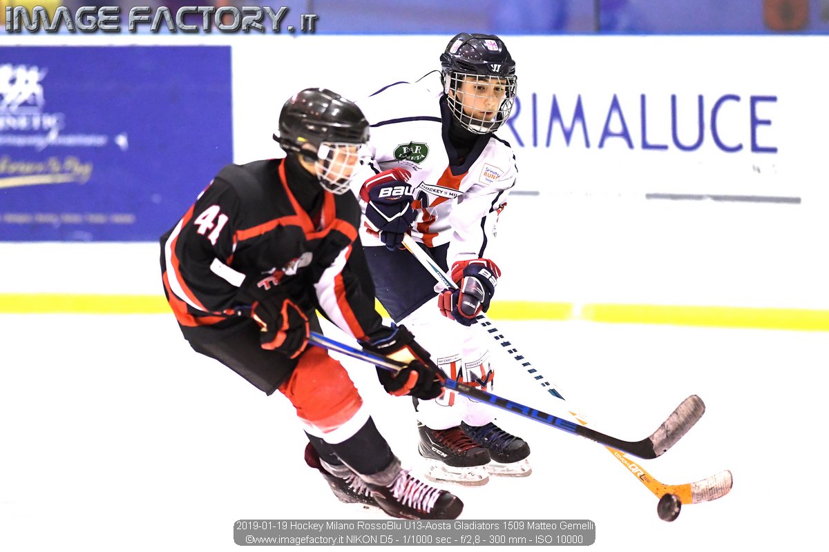 2019-01-19 Hockey Milano RossoBlu U13-Aosta Gladiators 1509 Matteo Gemelli